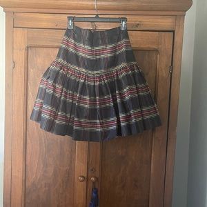 J. Crew Tartan plaid skirt. Size 0. NWT.